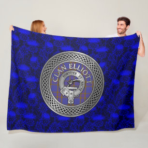 Couverture Polaire Clan ELLioTT Crest et noeud tatan