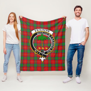 Couverture Polaire Clan Fenton Tartan Plaid