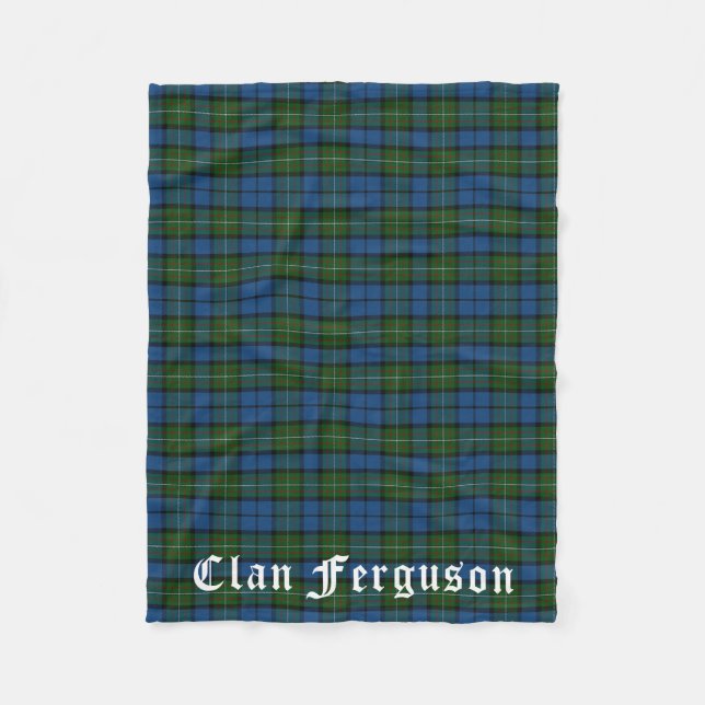 Couverture Polaire Clan Ferguson Tartan (Devant)