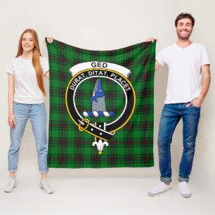 Couverture Polaire Clan Ged Tartan Plaid