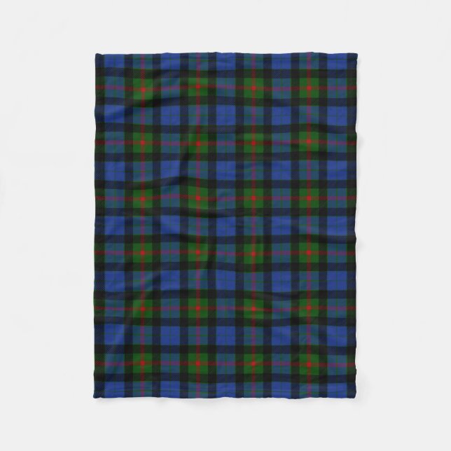 Couverture Polaire Clan Gunn Tartan Plaid (Devant)
