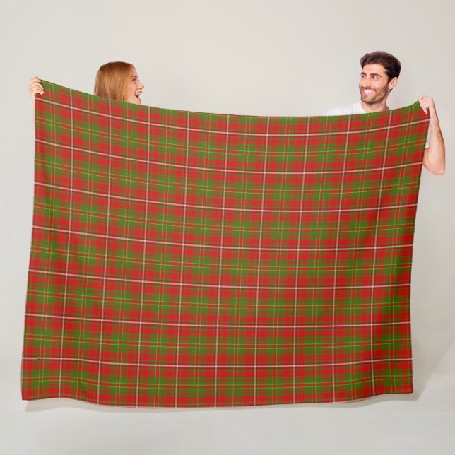 Couverture Polaire Clan Hay Tartan (En situation)