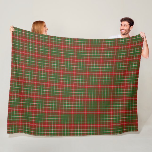 Couverture Polaire Clan MacDougall Tartan (En situation)