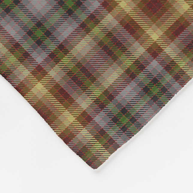 Couverture Polaire Clan Mackay de tartan de Strathnaver (Coin)
