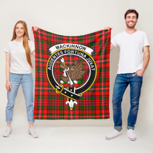 Couverture Polaire Clan MacKinnon moderne Tartan Plaid