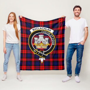 Couverture Polaire Clan MacLachlan Tartan moderne Plaid
