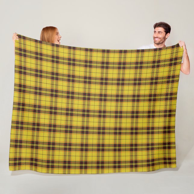 Couverture Polaire Clan MacLeod Tartan (En situation)