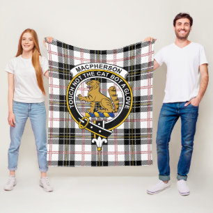 Couverture Polaire Clan MacPherson Tartan Plaid