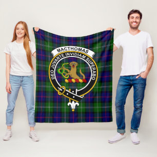 Couverture Polaire Clan MacThomas Tartan moderne Plaid