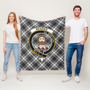 Couverture Polaire Clan Menzies Tartan Plaid