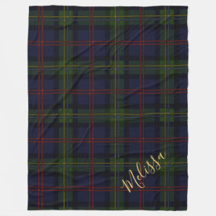 Couverture Polaire Clan Plaid Personnalisé Malcolm Tartan