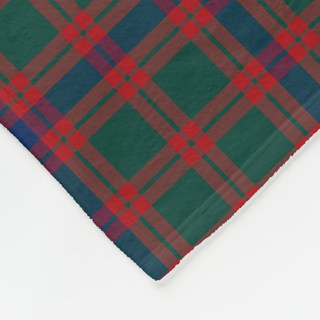 Couverture Polaire Clan Skene Tartan Scottish Plaid Motif (Coin)
