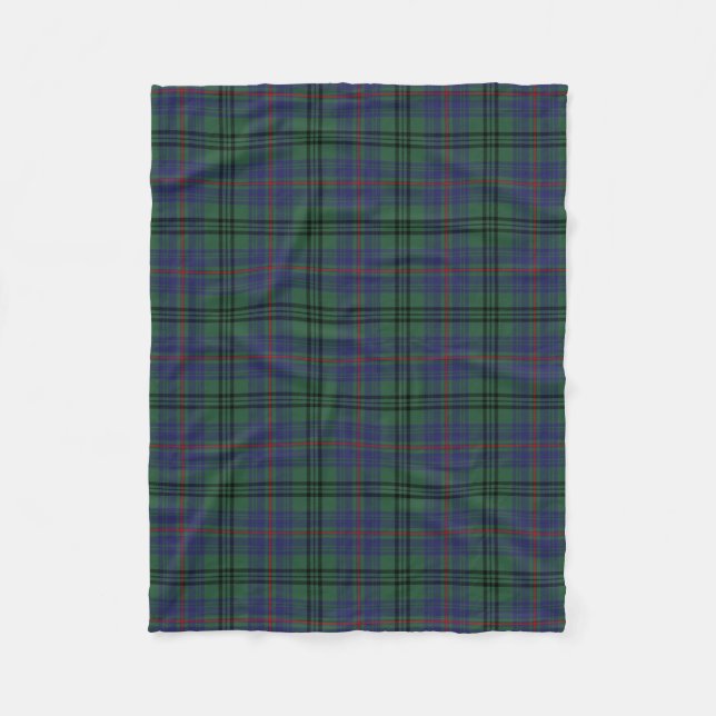 Couverture Polaire Clan Walker Tartan Plaid (Devant)