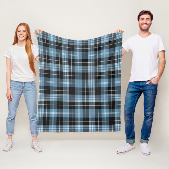 Couverture Polaire Clark Ancienne Plaid (En situation)