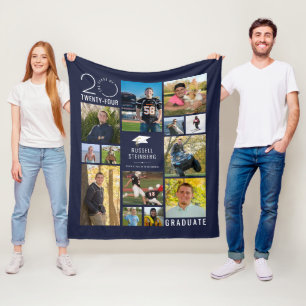Couverture Polaire Classe Collage photo moderne 13 Année Couleur pers