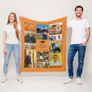 Couverture Polaire Classe Collage photo moderne 13 Année Couleur pers