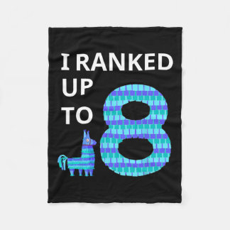 Couverture Polaire Classé Jusqu'À 8 Jeu Vidéo Anniversaire Llama Piña