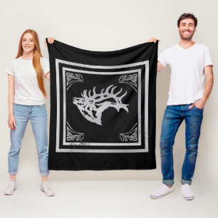 Couverture Polaire Classé Majestic Bull Elk