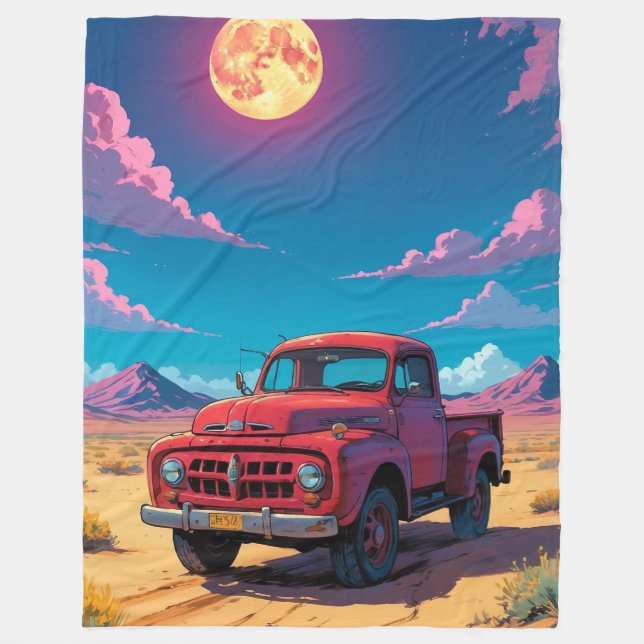 Couverture Polaire Classic American Pickup  Fleece Blanket (Devant)