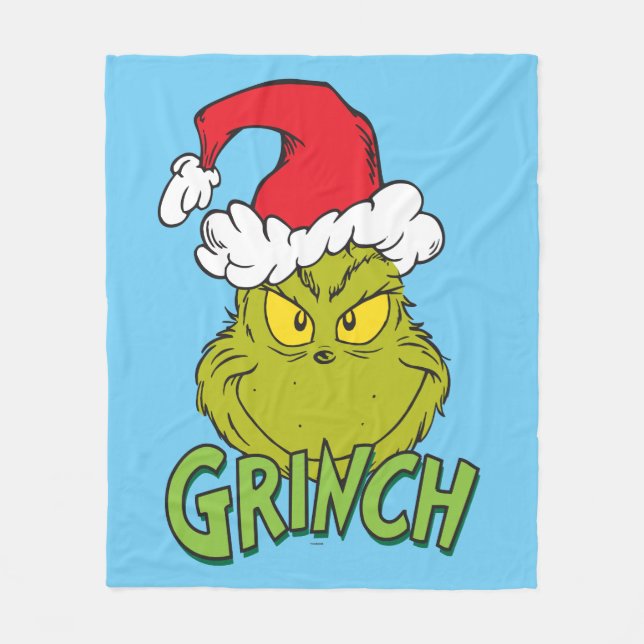 Couverture Polaire Classic The Grinch | Naughty ou Nice (Devant)