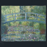 Couverture Polaire Claude Monet - Eau Lily étang, Harmonie verte<br><div class="desc">Etang Lily,  Harmonie Verte / Le Bassin aux Nympheas,  Harmonie Verte par Claude Monet en 1899</div>