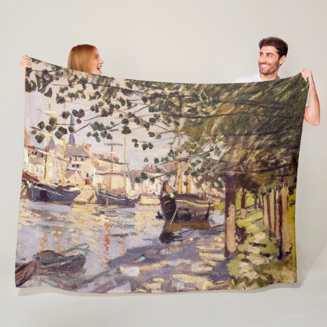 Couverture Polaire Claude Monet. La Seine à Rouen (En situation)
