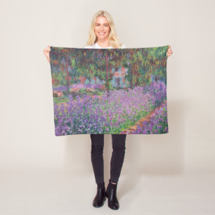 Couverture Polaire Claude Monet Le jardin de l'artiste à Giverny
