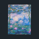 Couverture Polaire Claude Monet - Lys d'eau 1919<br><div class="desc">Claude Monet - Water Lilies 1919. La célèbre peinture artistique.</div>