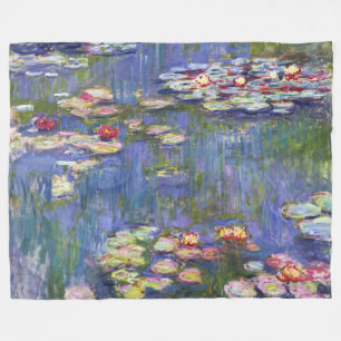 Couverture Polaire Claude Monet - Nymphéas