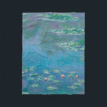 Couverture Polaire Claude Monet - Nymphes d'eau<br><div class="desc">Claude Monet - Lilies d'eau 1906</div>