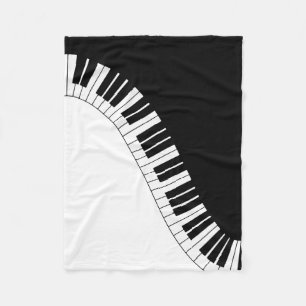 Couverture Polaire Clavier de piano