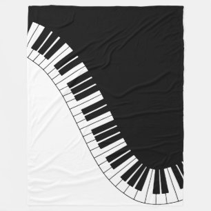 Couverture Polaire Clavier pour piano