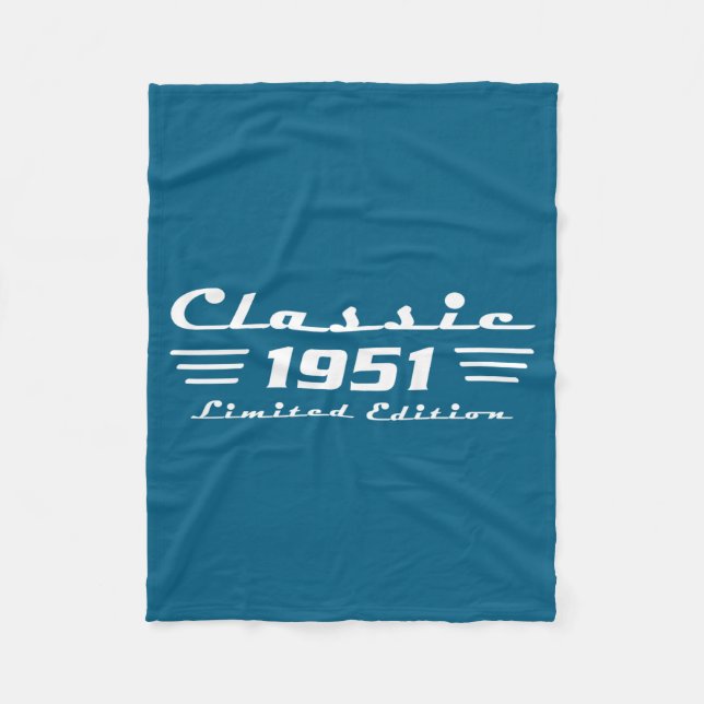 Couverture Polaire Clic 75 Birthday Decorations Men 75yr 1951 75th Bi (Devant)