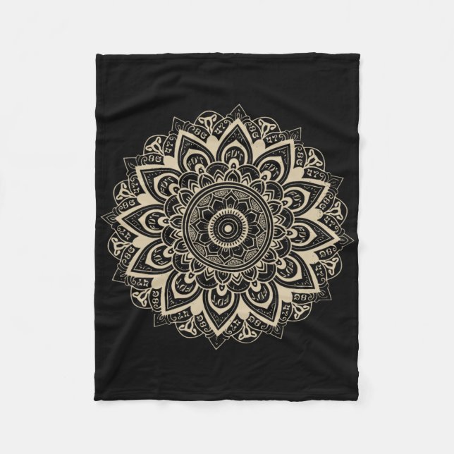 Couverture Polaire Clic Mandala Style 86 47 Subtle Anti Trump Resist (Devant)