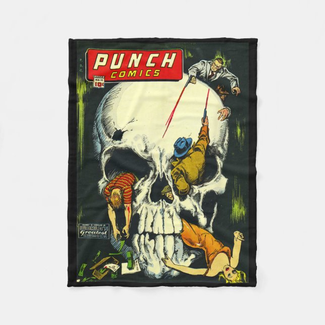 Couverture Polaire Clic Monster Poster Horror Comic Book (Devant)