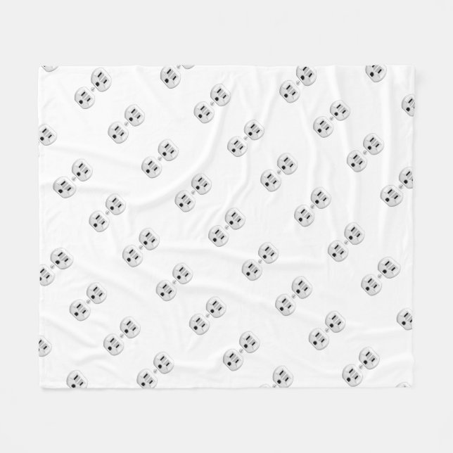 Couverture Polaire Cliquer sur le bouchon électrique pour Customiser  (Devant (Horizontal))