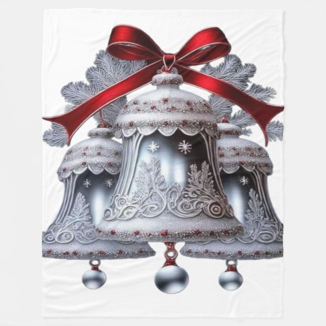 Couverture Polaire Cloches en argent (Devant)