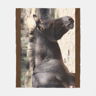 Couverture Polaire Closeup de Mule - Arizona