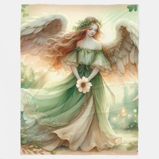 Couverture Polaire Clover Serenity Angel (Devant)