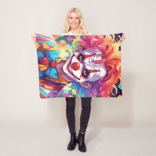 Couverture Polaire Clown Fleece Blanket, 30 po x 40 po