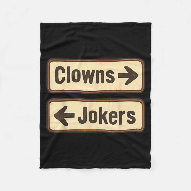 Couverture Polaire Clowns farceurs  (Devant)