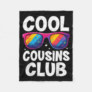 Couverture Polaire Club de cousins sympas Famille assortie Cousin drô