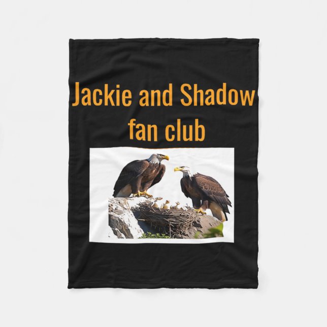 Couverture Polaire Club de fans Jackie et Shadow Eagles  (Devant)