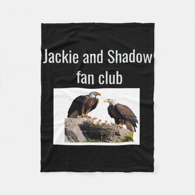 Couverture Polaire Club de fans Jackie et Shadow Eagles _1  (Devant)