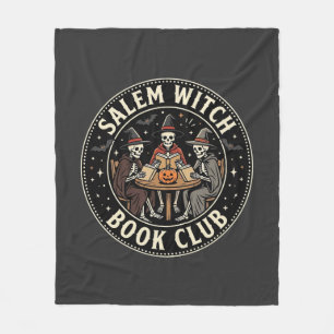 Couverture Polaire Club de lecture de sorcières de Salem Halloween Dé