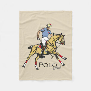 Couverture Polaire club de polo équestre