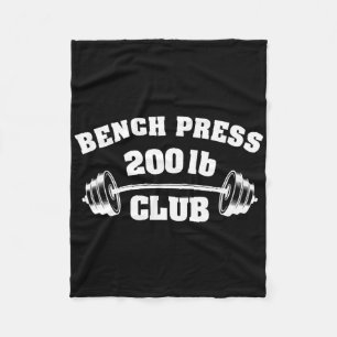 Couverture Polaire Club de presse développé couché 200 livres Gym mus