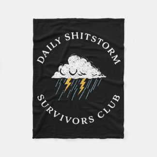 Couverture Polaire Club de survivants de la tempête de merde quotidie