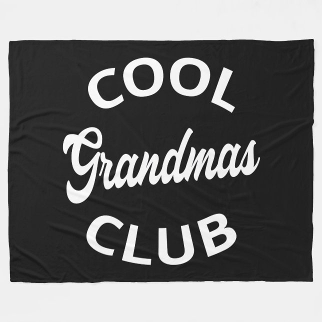 Couverture Polaire Club des grands-mères cool I (Devant (Horizontal))
