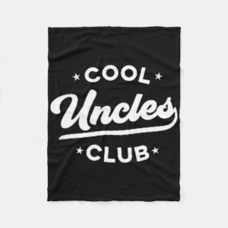 Couverture Polaire Club des Oncles Cool Mens Rétro Meilleur Oncle Eve